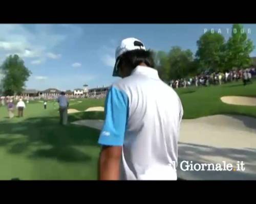 Pallina da golf colpisce spettatrice