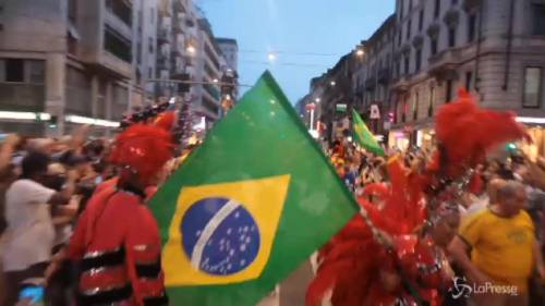 La Milano brasiliana in festa