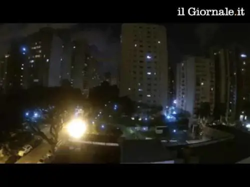 Il boato della città di San Paolo quando gioca il Brasile