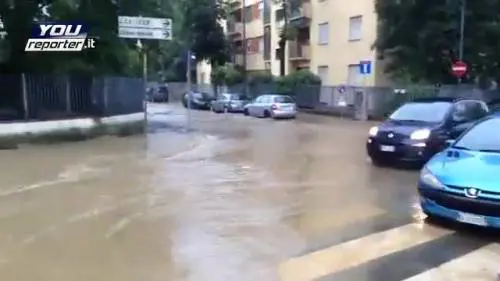 Allagamenti nelle zone nord di Milano
