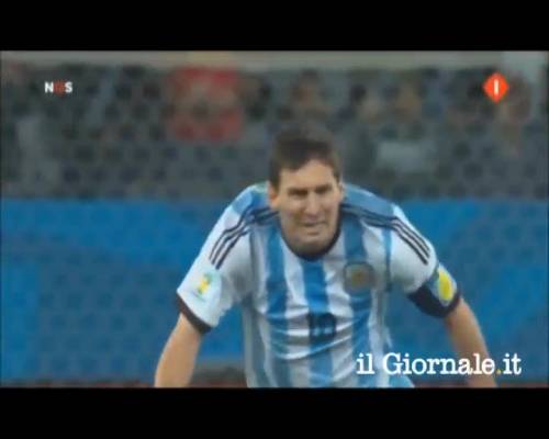 L'urlo di gioia di Lionel Messi