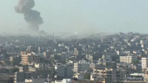 Israele bombarda Gaza prima del cessate il fuoco