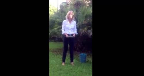 Giannini, anche lei cede all'Ice bucket challenge