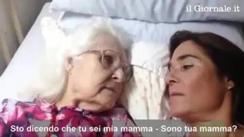 Malata di Alzheimer riconosce la figlia