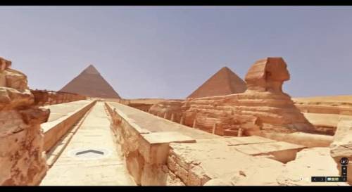 Visitare le piramidi di Giza dal pc, con StreetView