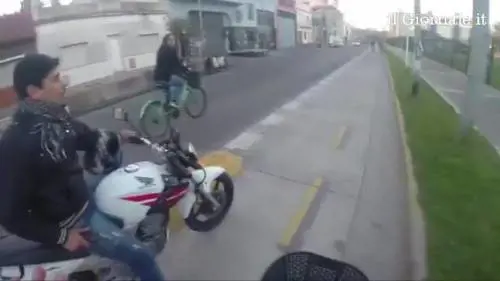 Una rapina ripresa in diretta con la GoPro