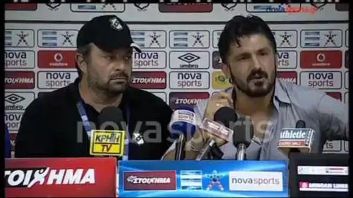 La sfuriata di Gattuso (in inglese)