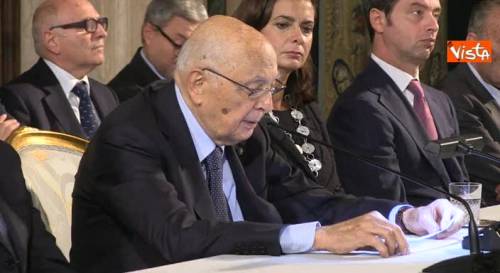 Napolitano: "Necessaria riforma della giustizia"