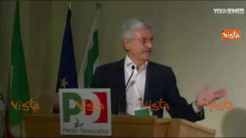 D'Alema cita Stiglitz: "Qui non vedo premi Nobel..."
