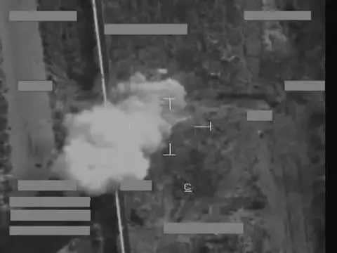 Un Tornado della Raf colpisce un pick-up in Iraq