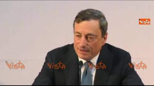 Draghi all'Italia: "Servono riforme e conti in regola"