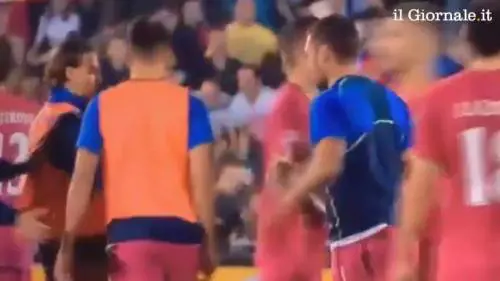 Albania-Serbia finisce in rissa