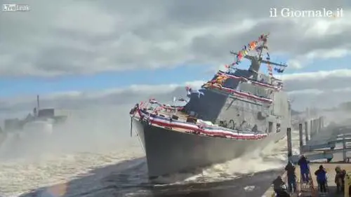 Varo della nave di combattimento costata 670 milioni di dollari