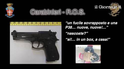 L'intercettazione: "Un fucile e una P38 in casa"