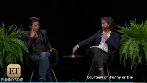 Brad Pitt sputa la gomma da masticare in faccia al conduttore