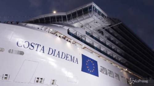 Costa Diadema, il battesimo della più grande nave italiana