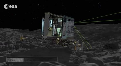 La sonda dell'ESA verso la cometa