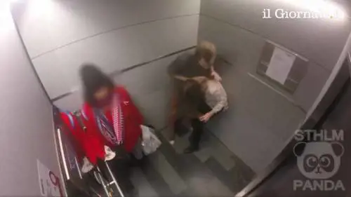 Picchiata in ascensore. Qual'è la reazione della gente?