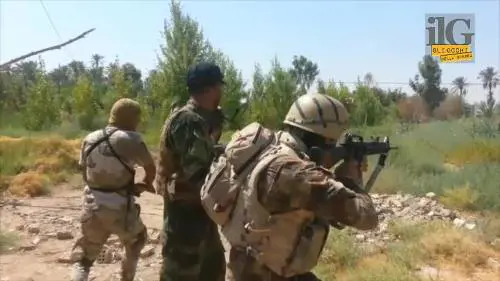  Fausto Biloslavo sul fronte vicino a Baghdad