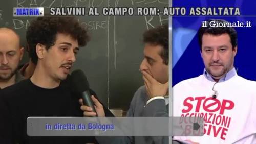 Salvini all'antagonista che lo ha aggredito: "Vai a spalare il fango"