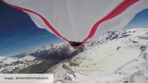 L’incredibile salto dal Cervino (4478 metri) della donna uccello
