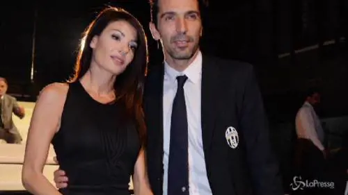 Buffon e la D'Amico al galà del calcio