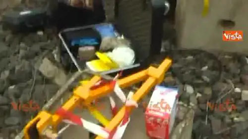 Bologna, le immagini dopo l'attentato No Tav