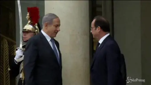 Anche Abbas e Netanyahu alla manifestazione di Parigi