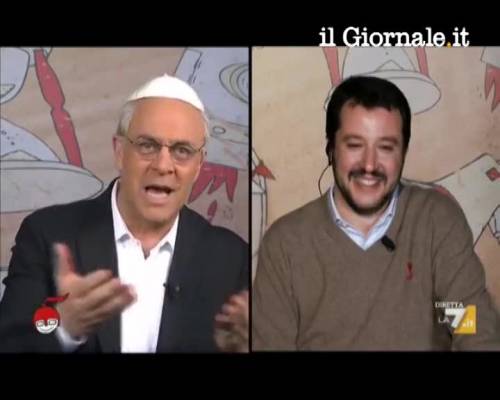 La7, Crozza insulta Matteo Salvini