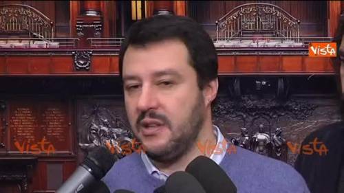 Salvini: "Niente vecchi rottami di sinistra al Colle"