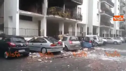Roma, esplode palazzina