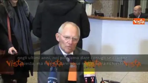 Schauble alla Grecia: "Impegni validi"