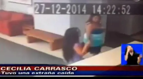 "Un fantasma mi ha sbattuto a terra". Ecco il video choc