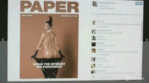 Kim Kardashian posa nuda per Love Magazine