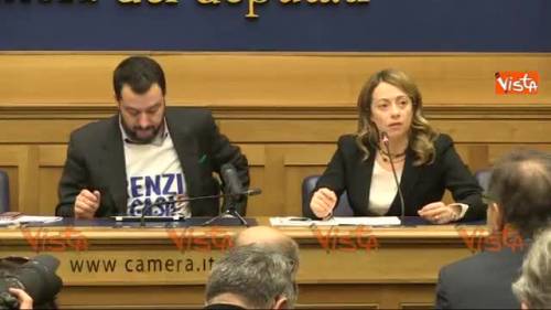 Salvini e Meloni: "Asse comune contro Renzi"