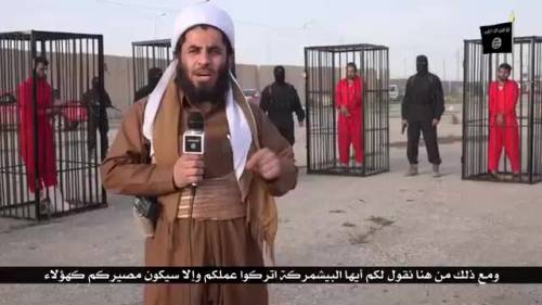I peshmerga nelle gabbie dell'Isis