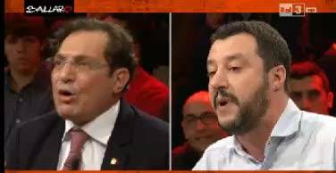 Crocetta-Salvini, scontro in diretta