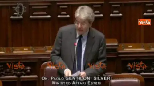 Gentiloni: "Lo Stato palestinese deve essere riconosciuto"