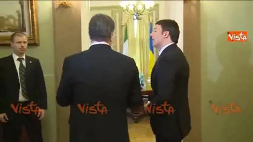 Renzi da Poroshenko