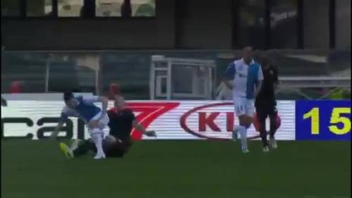 L'infortunio-choc di Mattiello in Chievo-Roma