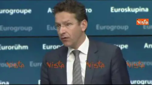 Dijsselbloem: "Soldi alla Grecia dopo riforme"