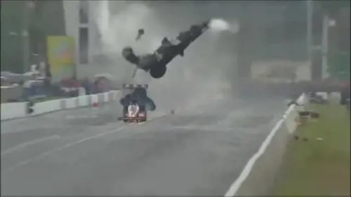 Larry Dixon miracolato: incidente choc a 480 km all'ora