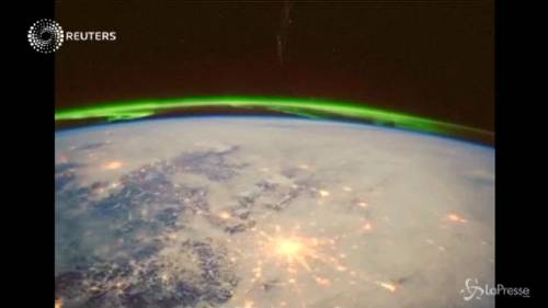 L’Aurora boreale vista dallo Spazio: ecco la danza luminosa