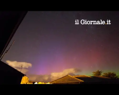 L'aurora astrale ipnotizza il web