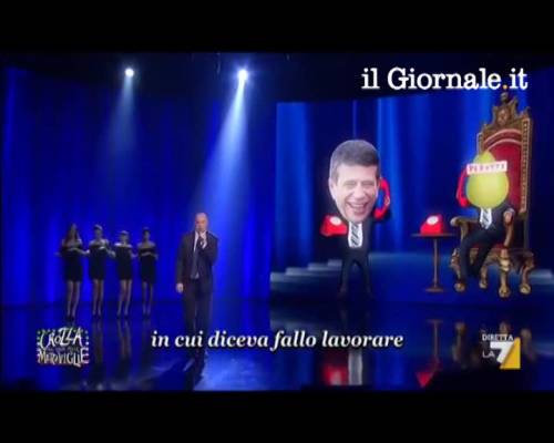 Crozza canta "Attenti ai Lupi"