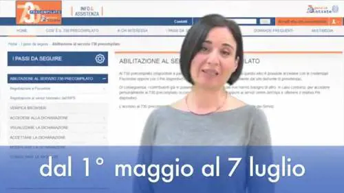 730 precompilato: il video dell'Agenzia delle Entrate