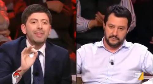 Lite in diretta tra Salvini e Speranza