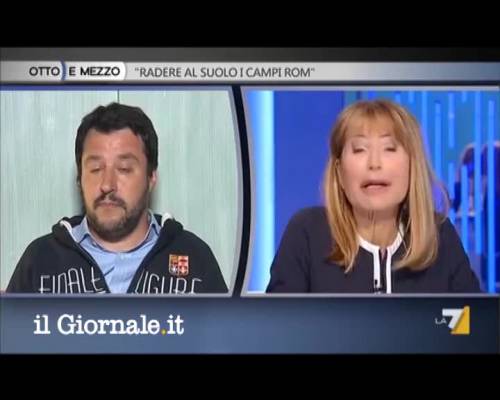 Scintille in diretta tra Salvini e la Gruber sulla Isoardi