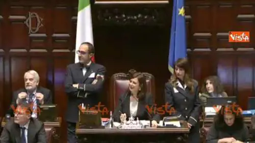 "Signor presidente". "Grazie deputata". Siparietto tra il leghista e la Boldrini