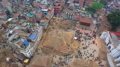 Nepal, immagini del dramma da un drone
